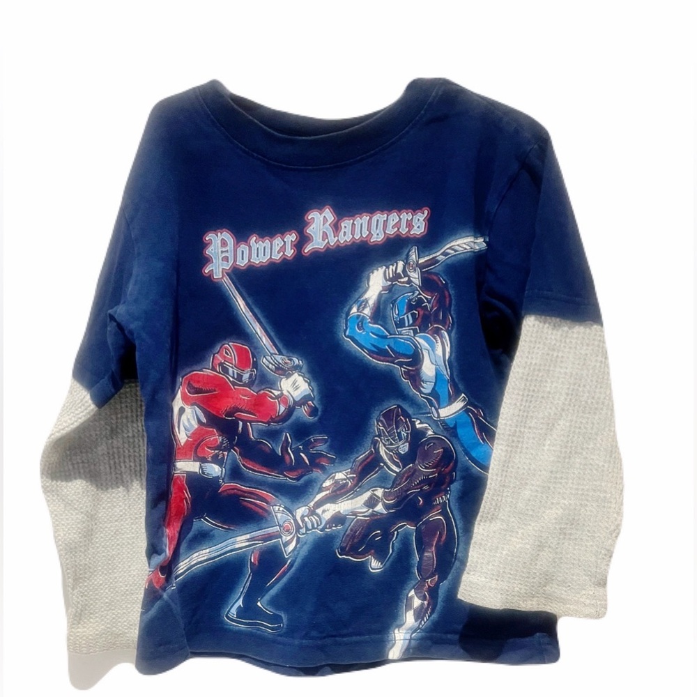 Power rangers vintage long sleeve tee